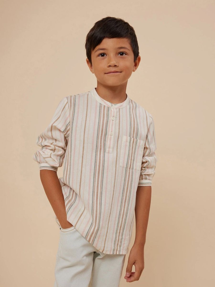 Boys Bonpoint Shirts | Boys Artiste Shirt In Multicolour