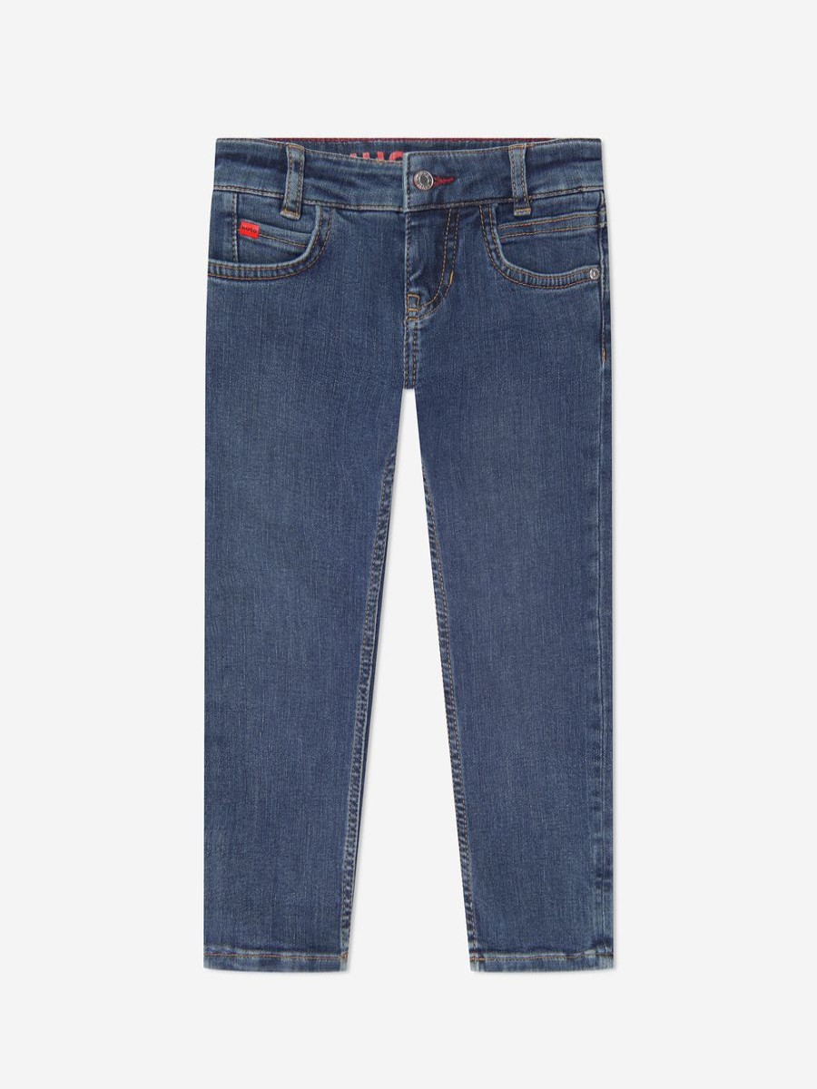 Boys Hugo Jeans | Boys Skinny Fit Jeans In Blue