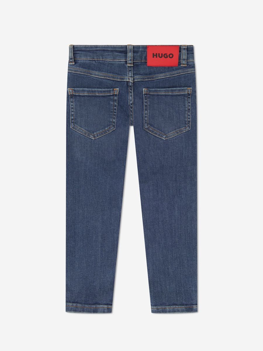 Boys Hugo Jeans | Boys Skinny Fit Jeans In Blue