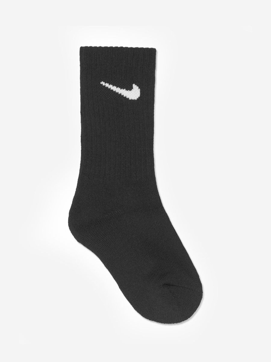 Boys Nike Socks | Boys Basic 3 Pack Socks Set In Black