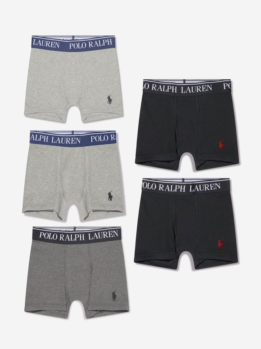 Boys Ralph Lauren Kids Underwear | Boys Boxer Shorts Set (5 Pack)