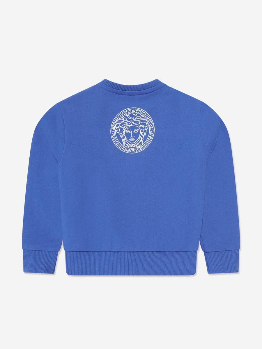 Baby Versace Sweatshirts & Hoodies | Baby Boys Logo Sweatshirt In Blue