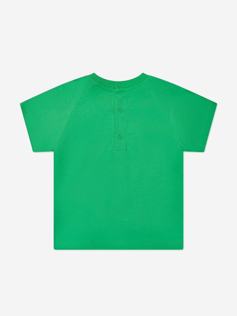 Boys Moschino Kids T-Shirts & Tops | Baby Boys Teddy Logo T-Shirt In Green