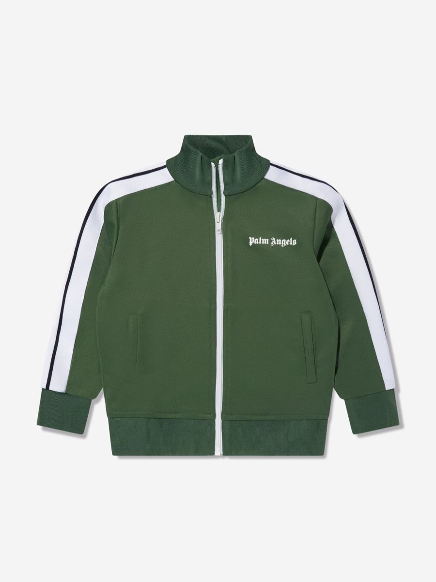 Boys Palm Angels Coats & Jackets | Boys Track Jacket In Green