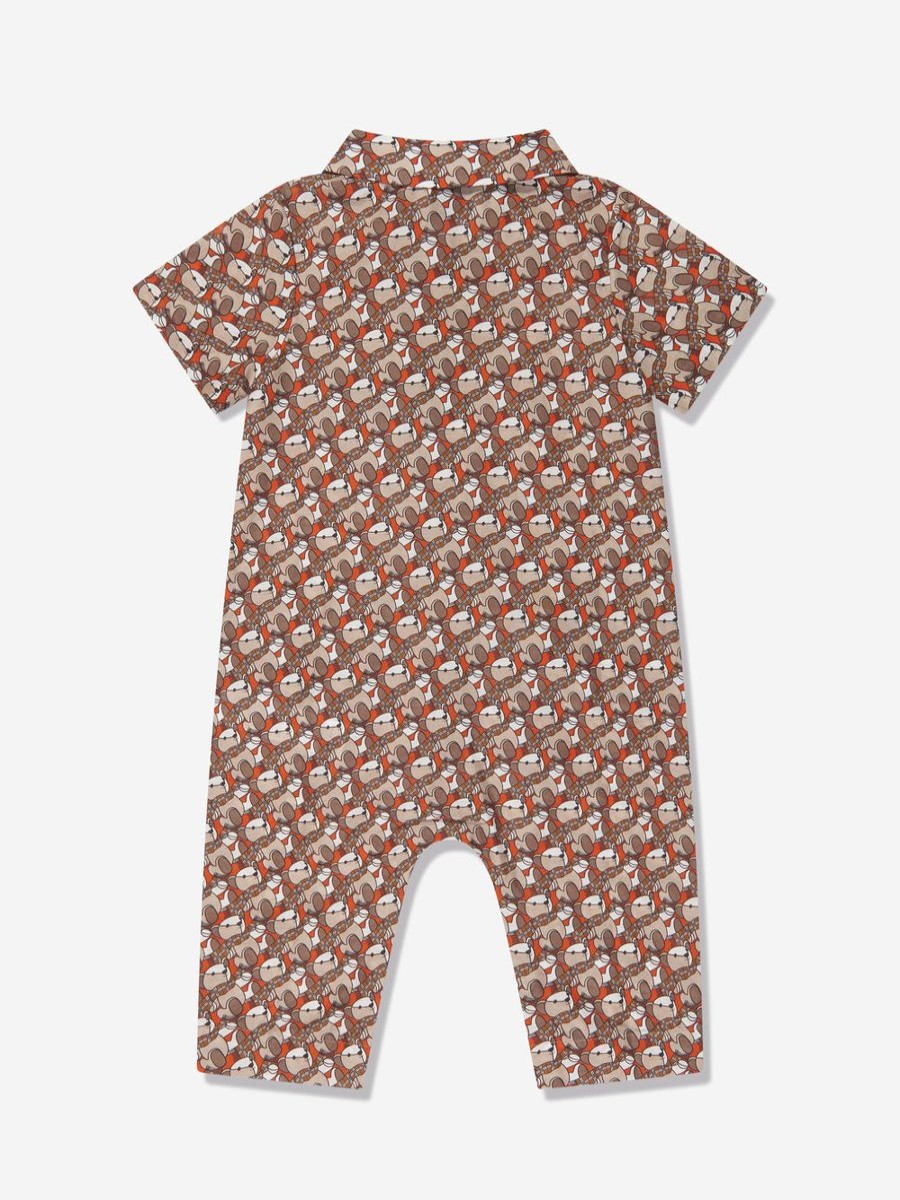 Boys Burberry Kids Babygrows & Rompers | Baby Andreas Romper In Beige