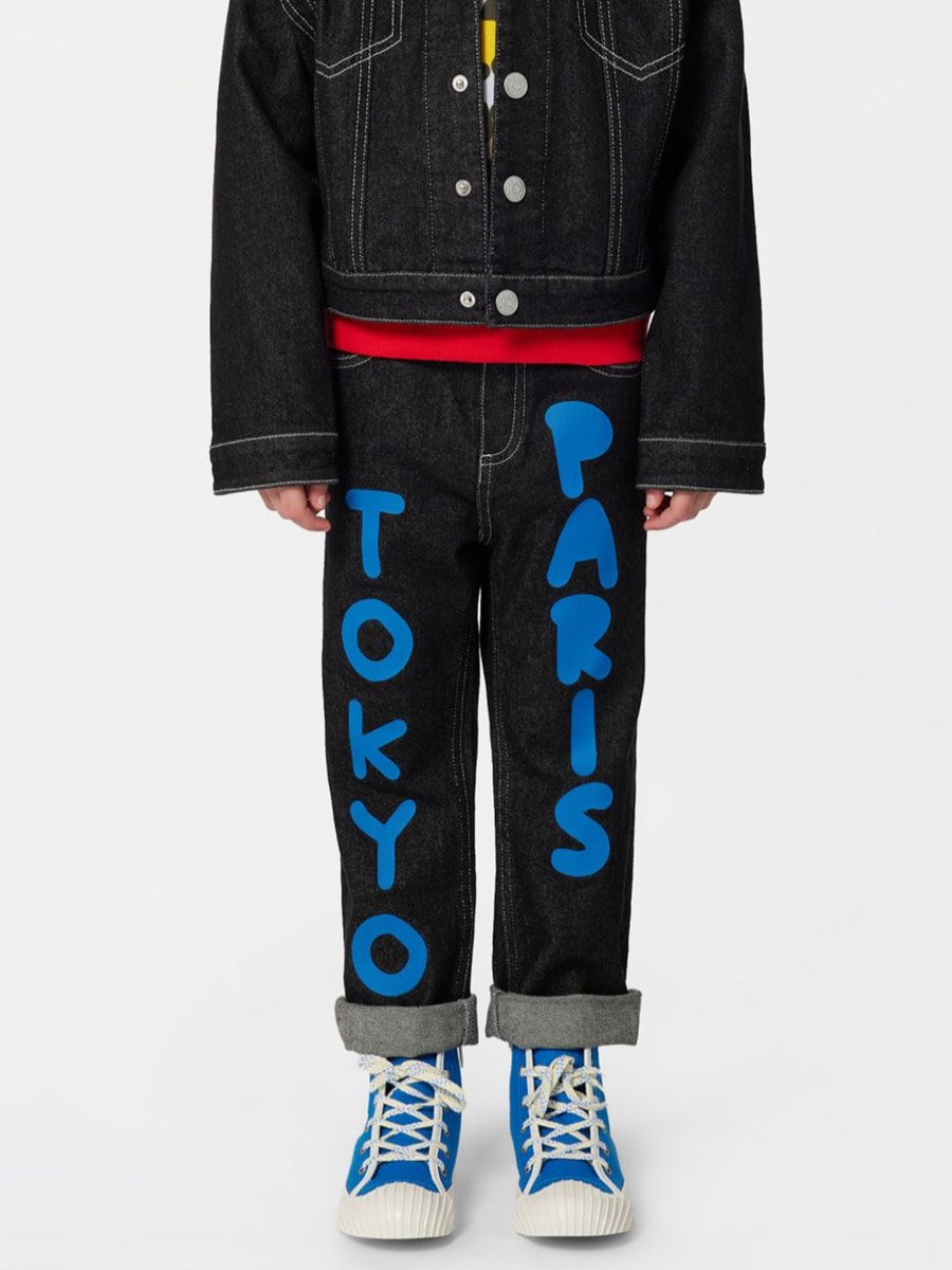 Boys KENZO KIDS Jeans | Kids Tokyo Paris Jeans In Black