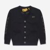 Boys Off-White Jumpers & Cardigans | Boys Arrow Rainbow Logo Cardigan In Black