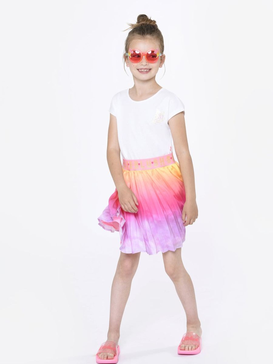 Girls Billieblush Dresses | Girls Gradient Dress In Multicolour