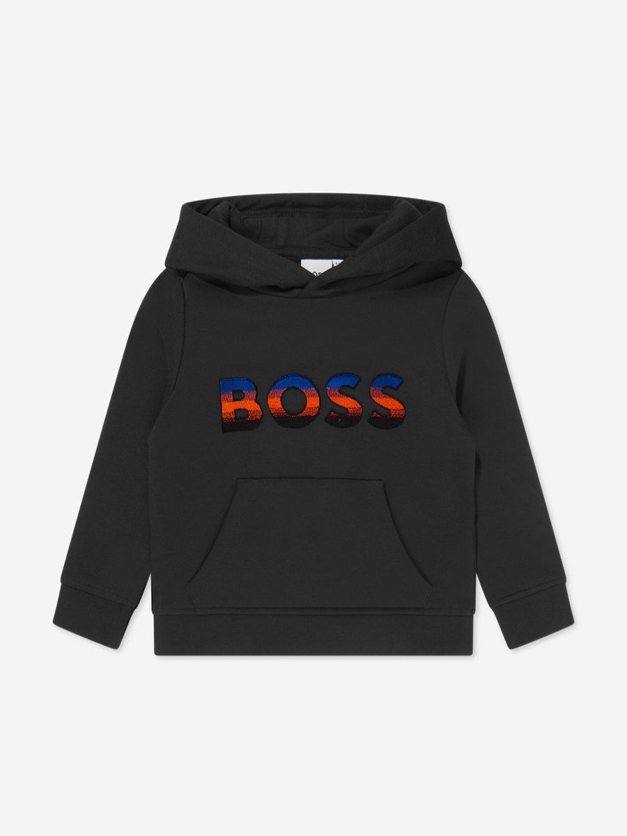 Boys BOSS Sweatshirts & Hoodies | Boys Logo Hoodie In Black