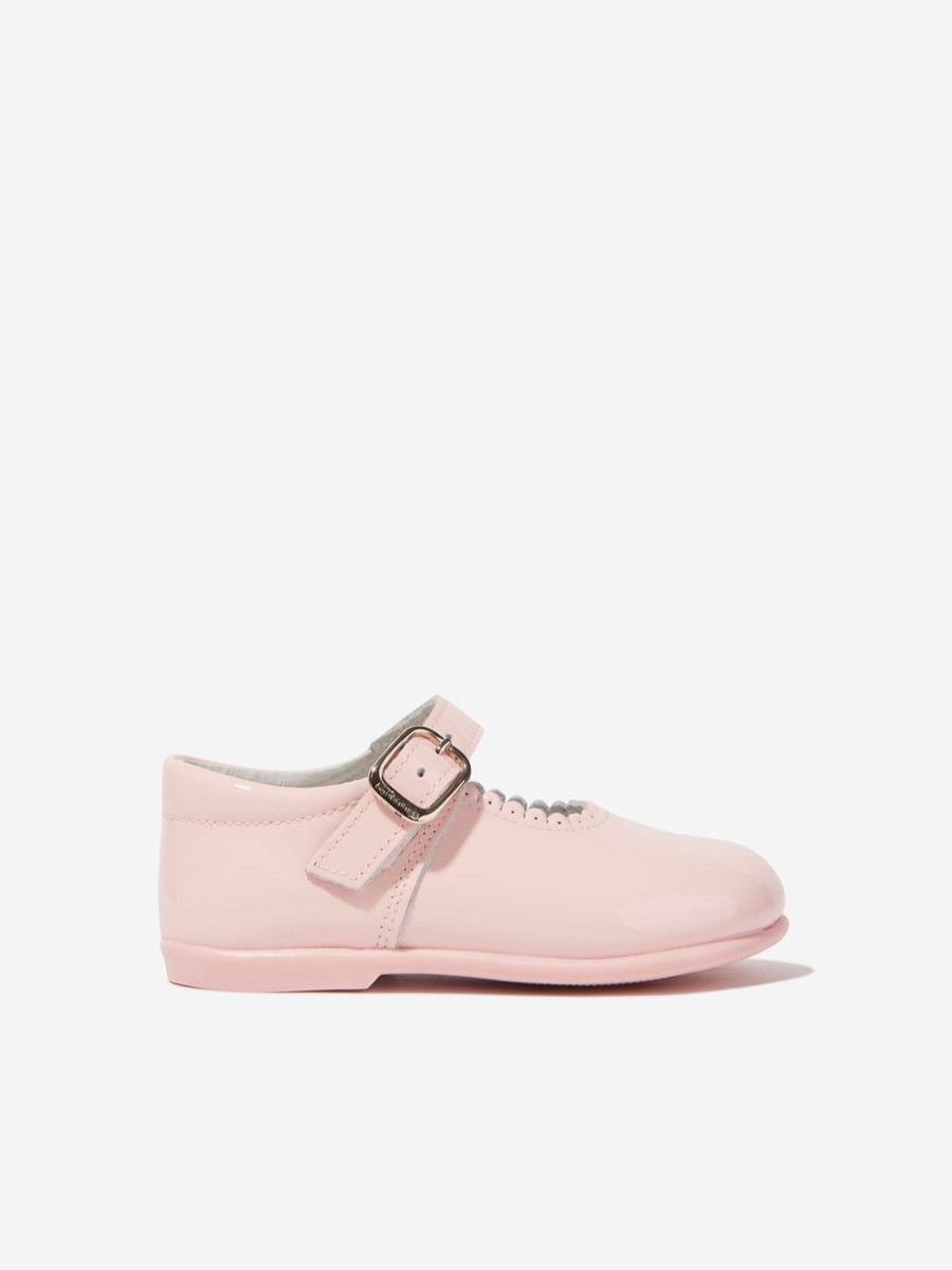 Baby Andanines Shoes | Girls Mary Jane Shoes In Pink