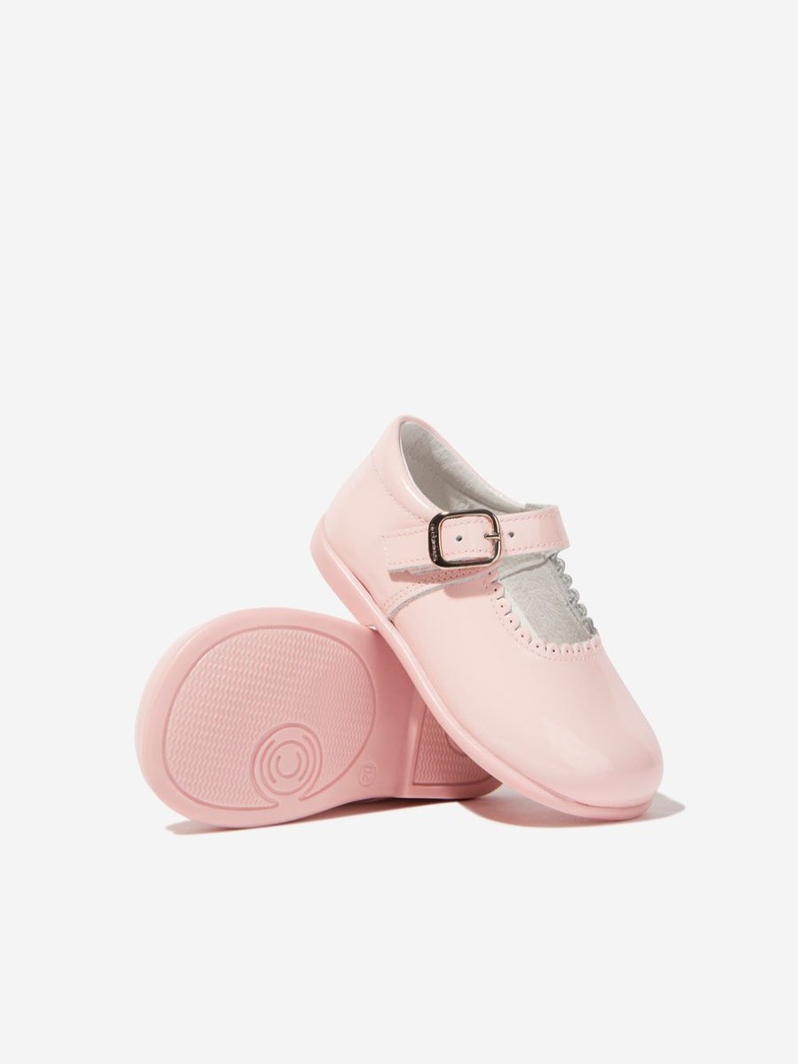 Baby Andanines Shoes | Girls Mary Jane Shoes In Pink