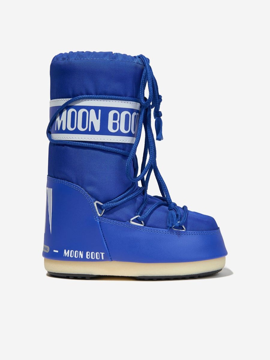 Boys Moon Boot Boots | Kids Icon Nylon Snow Boots In Blue