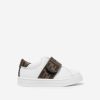 Boys Fendi Kids Sneakers | Unisex Ff Logo Strap Trainers