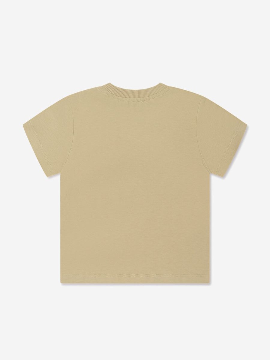 Boys Moschino Kids T-Shirts & Tops | Baby Boys Milano Logo T-Shirt In Brown