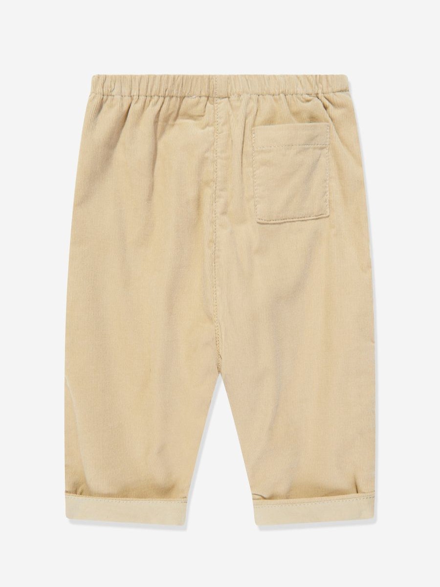 Boys Bonpoint Trousers | Baby Dandy Trousers In Beige