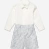 Baby Fendi Kids Outfits & Sets | Baby Boys Ff Romper Outfit In Grey