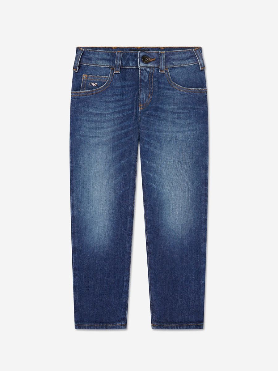 Boys Emporio Armani Jeans | Boys Denim Jeans In Blue