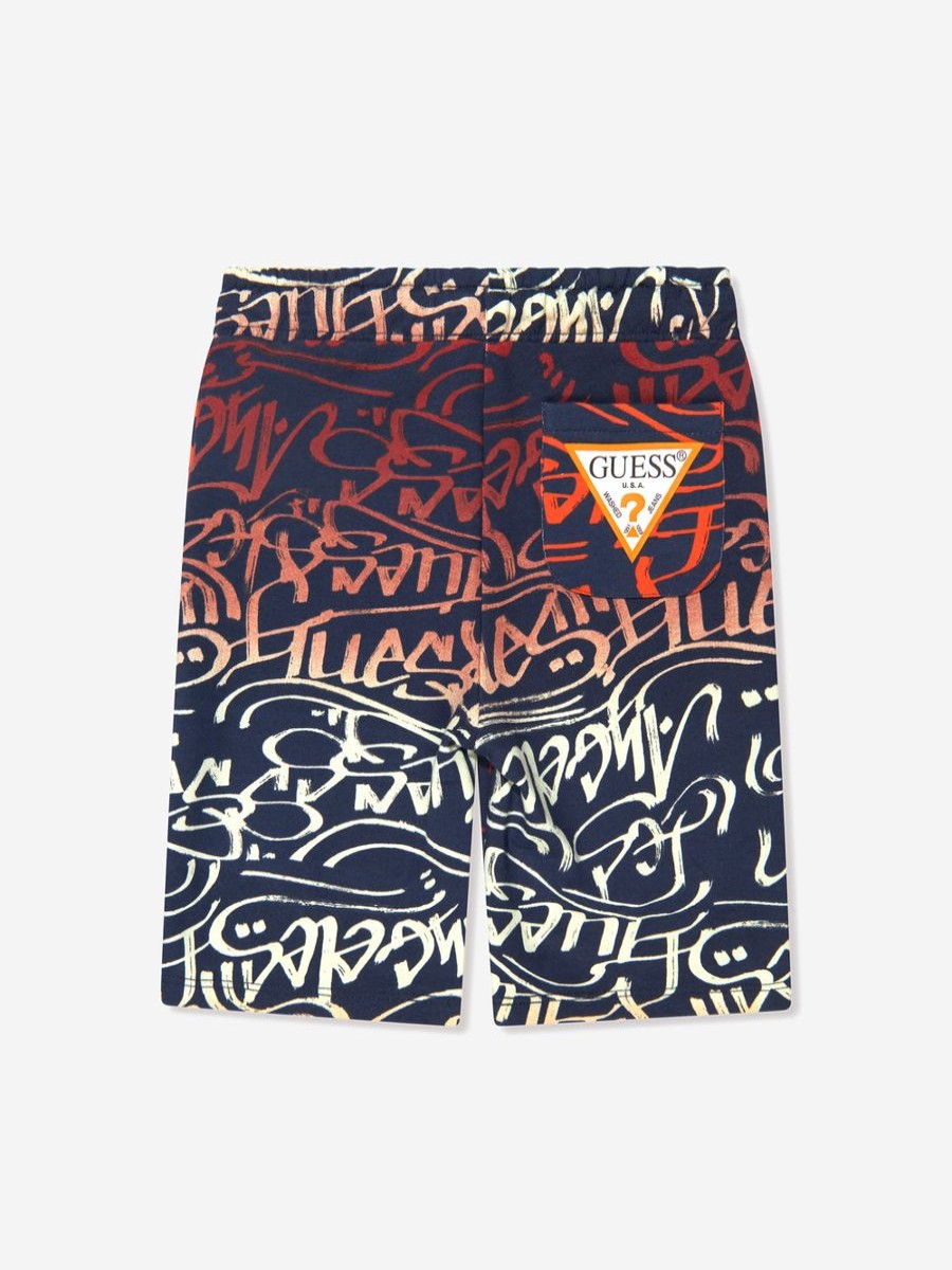 Boys Guess Shorts | Boys Logo Shorts In Multicolour