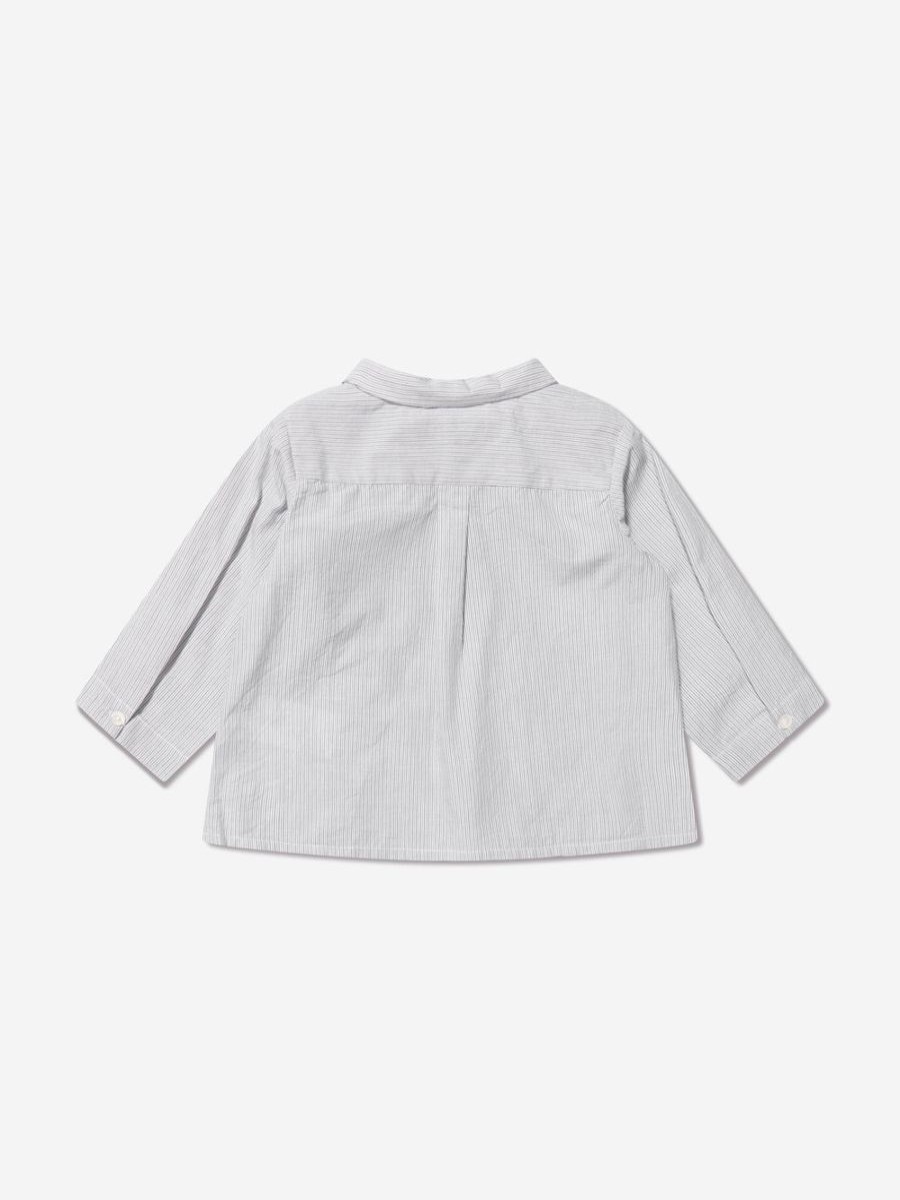 Boys Bonpoint Shirts | Baby Boys Boubou Shirt In Grey