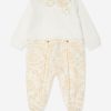 Boys Versace Babygrows & Rompers | Baby Barocco Georgette Babygrow In White