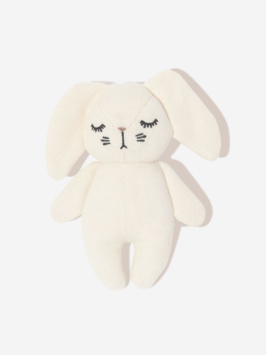 Baby Konges Slojd Toys | Baby Mini Rabbit Soft Toy In Ivory