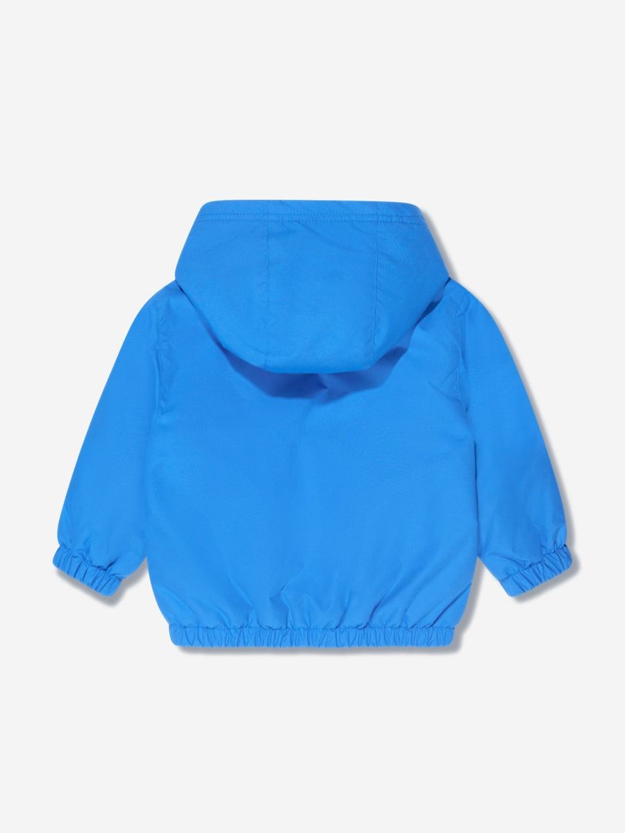 Boys BOSS Coats & Jackets | Baby Boys Hooded Windbreaker In Blue