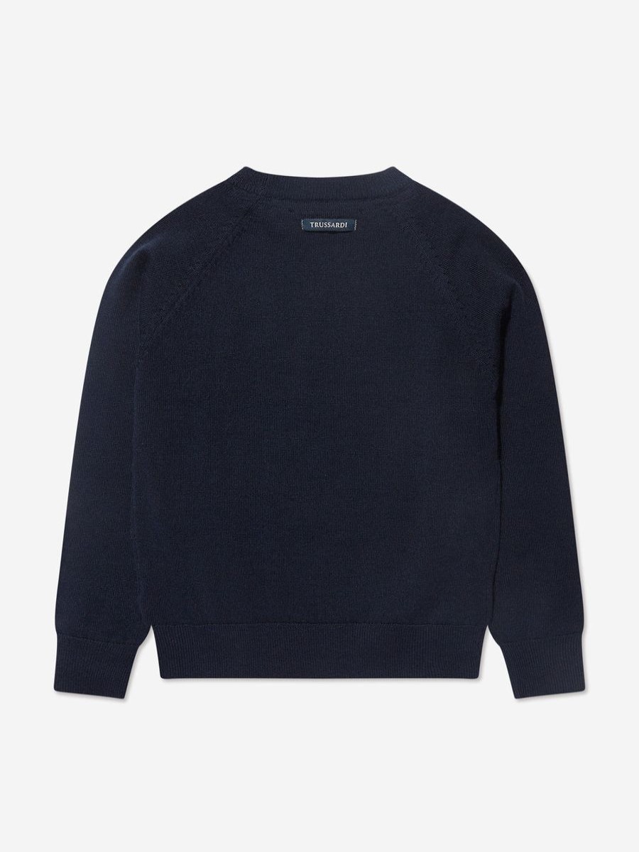 Boys Trussardi Jumpers & Cardigans | Boys Hershel Sweatshirt In Navy