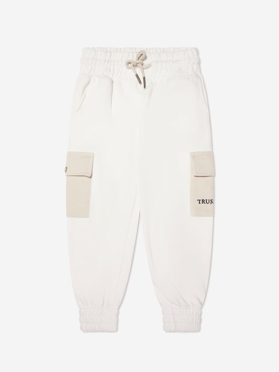 Boys Trussardi Sweatpants | Boys Umati Joggers In Ivory