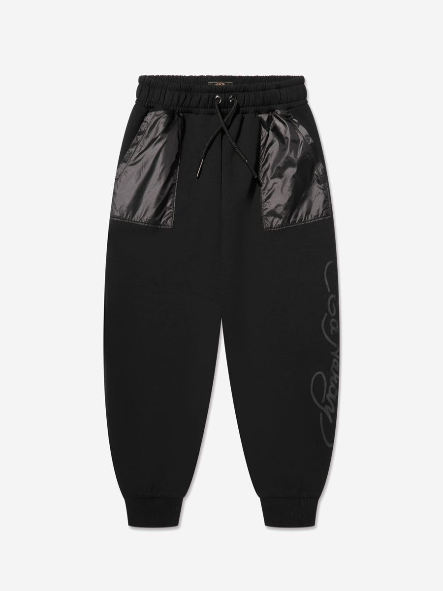 Boys ED Hardy Sweatpants | Boys Logo Joggers In Black