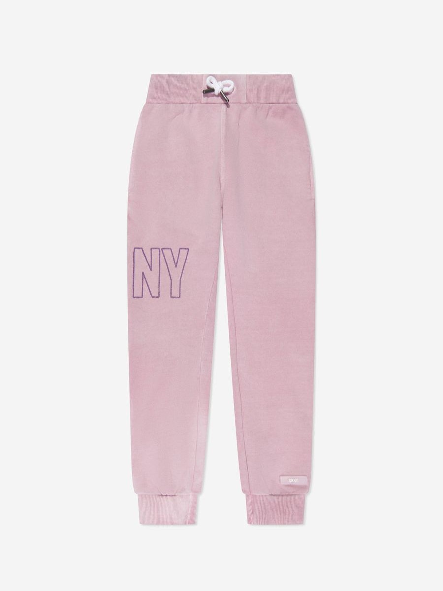 Boys DKNY Sweatpants | Kids Logo Joggers In Purple