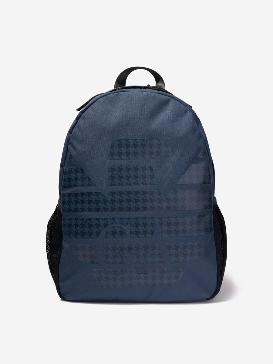 Boys Emporio Armani Bags & Backpacks | Boys Logo Backpack In Blue