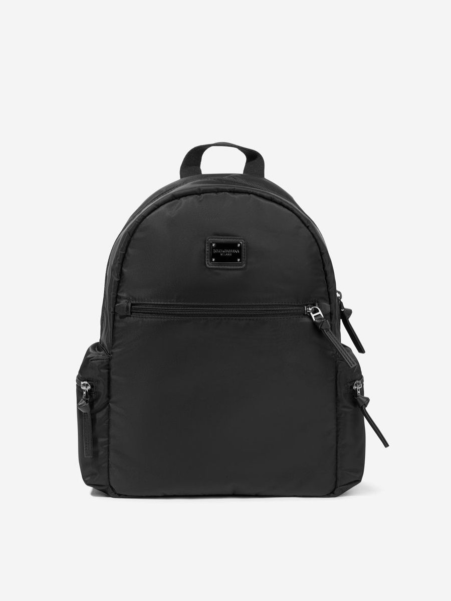 Boys Dolce & Gabbana Kids Bags & Backpacks | Kids Branded Backpack In Black