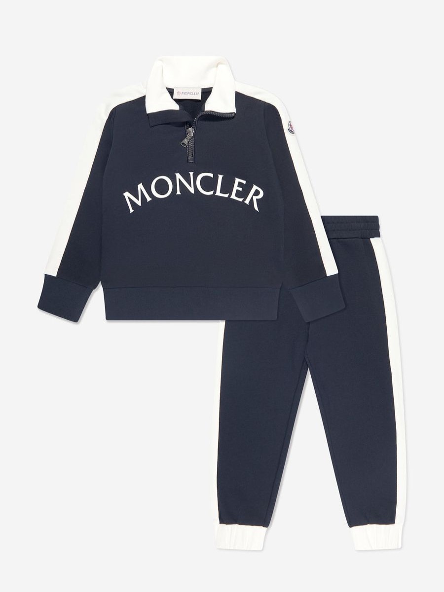 Teen Moncler Enfant Tracksuits | Boys Logo Tracksuit In Black