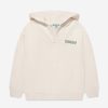 Boys KENZO KIDS Sweatshirts & Hoodies | Boys Logo Zip Up Top In Ivory