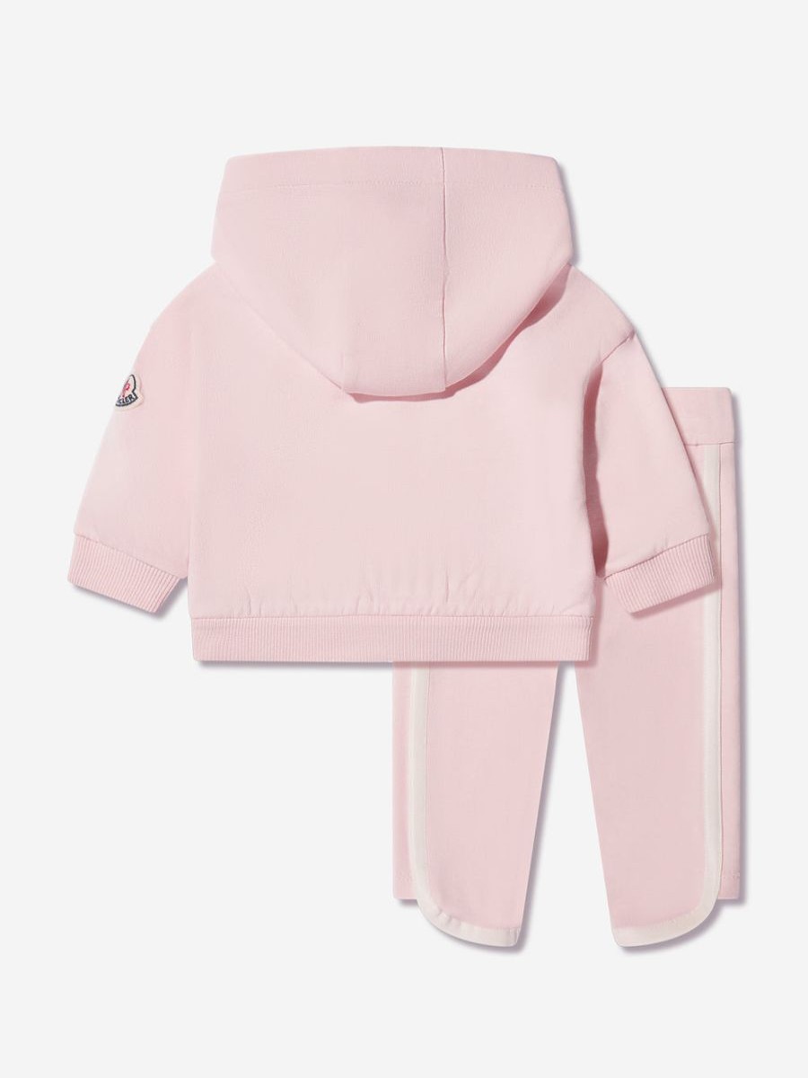 Girls Moncler Enfant Tracksuits | Baby Girls Logo Tracksuit In Pink