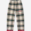 Boys Palm Angels Trousers | Boys Check Bears Paisley Trousers In Green