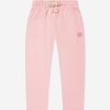 Boys Acne Studios Sweatpants | Kids Logo Joggers In Pink