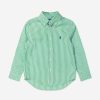 Boys Ralph Lauren Kids Shirts | Boys Sports Shirt In Green