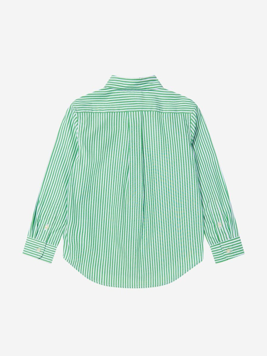 Boys Ralph Lauren Kids Shirts | Boys Sports Shirt In Green