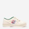 Boys Gucci Kids Sneakers | Kids Gg Tennis Trainers In White