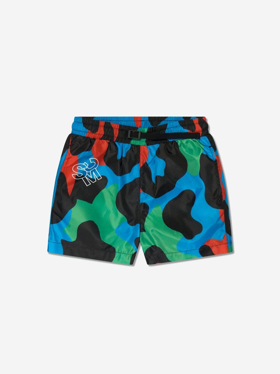 Boys Stella McCartney Kids Swimwear | Boys Patterned Swim Shorts In Multicolour