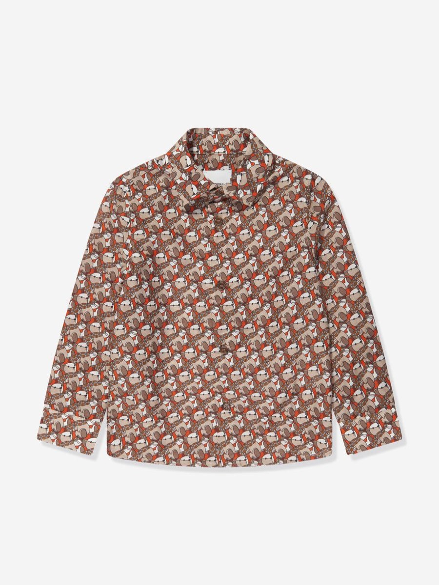 Boys Burberry Kids Shirts | Boys Owen Shirt In Beige