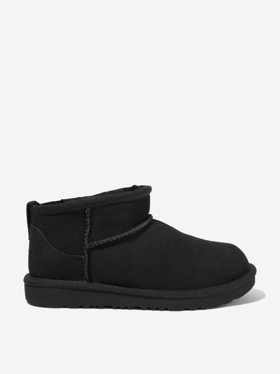 Boys UGG Boots | Girls Classic Ultra Mini Boots In Black