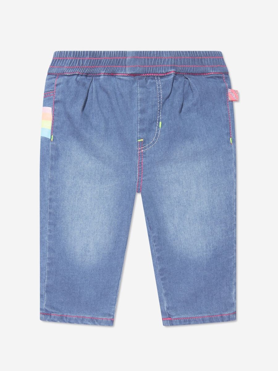 Baby Billieblush Jeans | Baby Girls Pull On Jeans In Blue