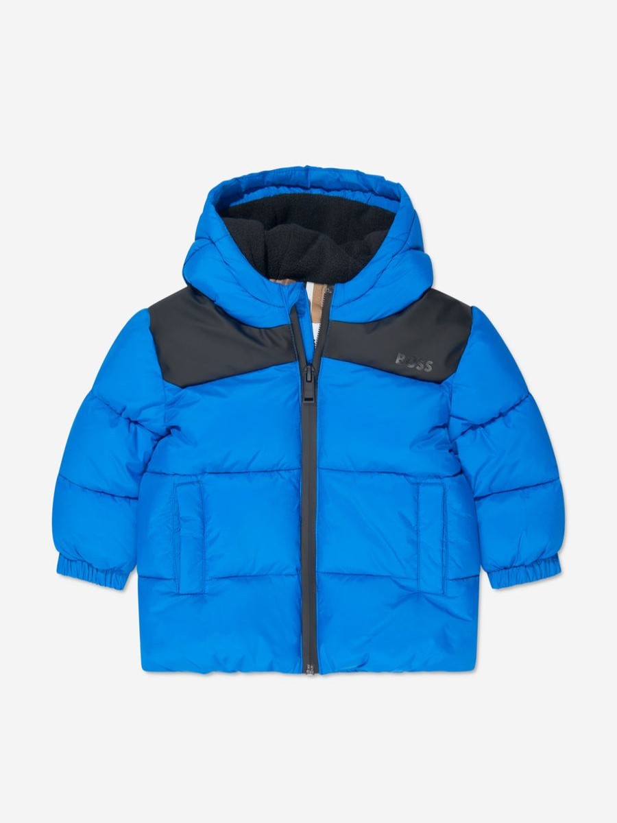 Boys BOSS Coats & Jackets | Baby Boys Puffer Jacket In Blue