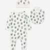 Boys Stella McCartney Kids Babygrows & Rompers | Baby Boys Bear Babygrow Set In Ivory