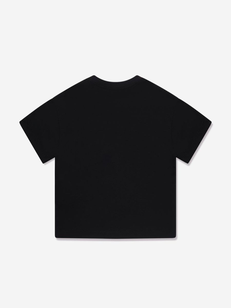 Girls Fendi Kids Tops & T-Shirts | Kids Logo T-Shirt In Black