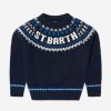 Boys MC2 Saint Barth Jumpers & Cardigans | Boys Icelandic Jumper In Blue