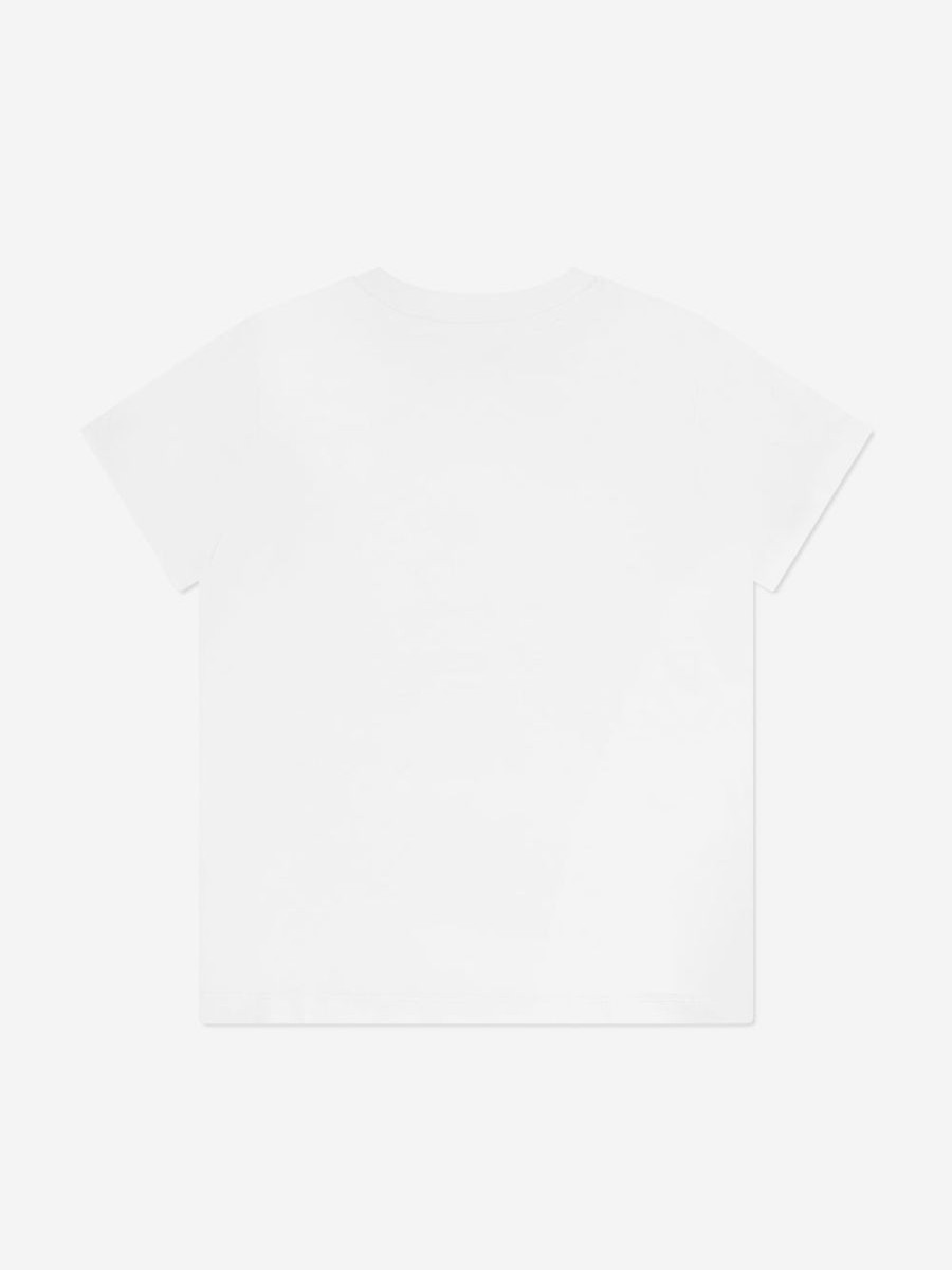 Boys Moschino Kids T-Shirts & Tops | Kids Teddy Logo T-Shirt In White