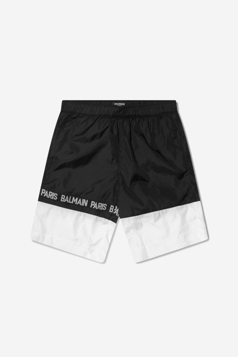 Boys Balmain Swimwear | Balmain - Boys Colourblock Logo Swim Shorts | Childsplay Clothing